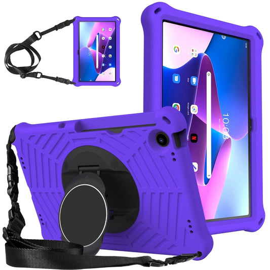 For Lenovo Tab M10 Plus 10.6 3rd Gen 2022 Spider King Silicone Protective Tablet Case(Purple) - Lenovo by buy2fix | Online Shopping UK | buy2fix