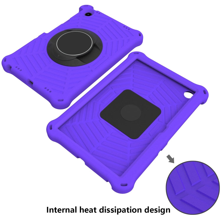 For Lenovo Tab M10 Plus 10.6 3rd Gen 2022 Spider King Silicone Protective Tablet Case(Purple) - Lenovo by buy2fix | Online Shopping UK | buy2fix