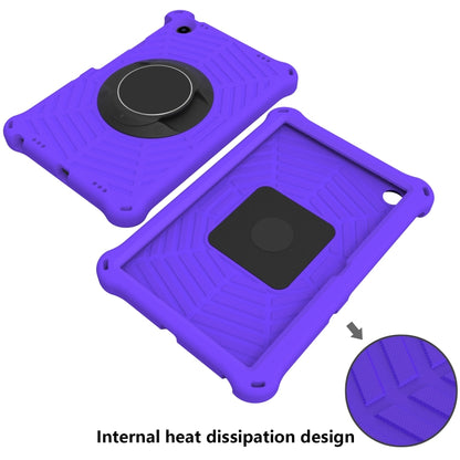 For Lenovo Tab M10 Plus 10.6 3rd Gen 2022 Spider King Silicone Protective Tablet Case(Purple) - Lenovo by buy2fix | Online Shopping UK | buy2fix