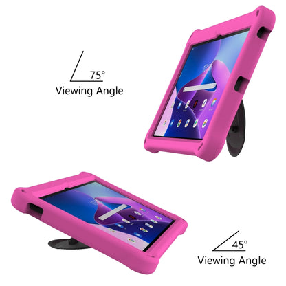 For Lenovo Tab M10 Plus 10.6 3rd Gen 2022 Spider King Silicone Protective Tablet Case(Rose Red) - Lenovo by buy2fix | Online Shopping UK | buy2fix