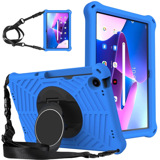 For Lenovo Tab M10 Plus 10.6 3rd Gen 2022 Spider King Silicone Protective Tablet Case(Blue) - Lenovo by buy2fix | Online Shopping UK | buy2fix