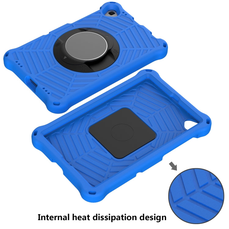 For Lenovo Tab K10 Spider King Silicone Protective Tablet Case(Blue) - Lenovo by buy2fix | Online Shopping UK | buy2fix