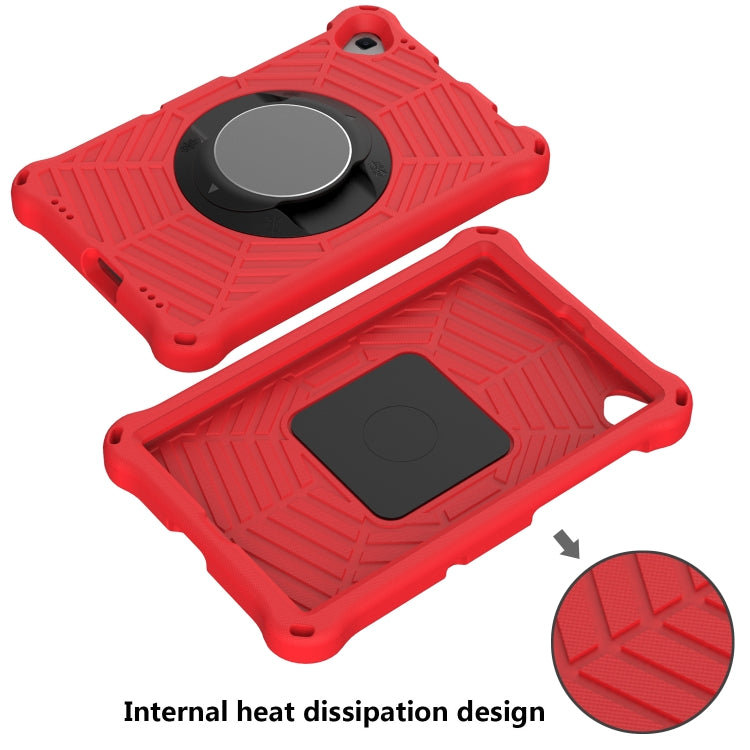 For Lenovo Tab K10 Spider King Silicone Protective Tablet Case(Red) - Lenovo by buy2fix | Online Shopping UK | buy2fix