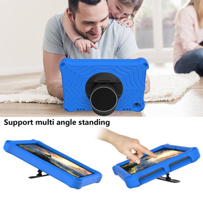 For Amazon Kindle Fire HD 8 / 8 Plus 2022 / 2020 Spider King Silicone Protective Tablet Case(Blue) - Amazon by buy2fix | Online Shopping UK | buy2fix