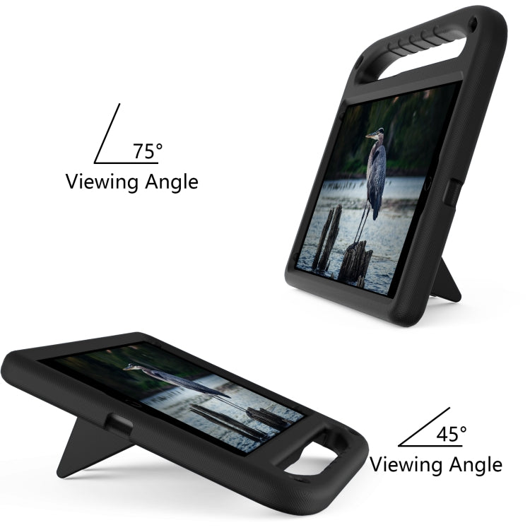 For iPad Air 3 / Pro 10.5 Handle EVA Shockproof Tablet Case with Holder(Black) - iPad Pro 10.5 inch Cases by buy2fix | Online Shopping UK | buy2fix