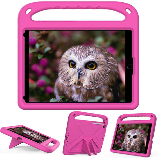 For iPad Air 3 / Pro 10.5 Handle EVA Shockproof Tablet Case with Holder(Rose Red) - iPad Pro 10.5 inch Cases by buy2fix | Online Shopping UK | buy2fix