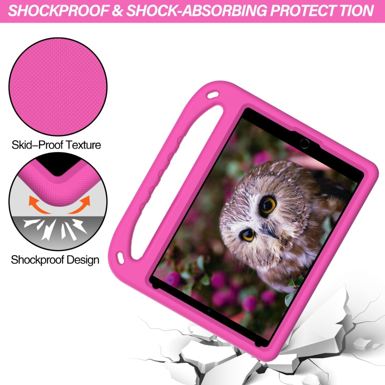 For iPad Air 3 / Pro 10.5 Handle EVA Shockproof Tablet Case with Holder(Rose Red) - iPad Pro 10.5 inch Cases by buy2fix | Online Shopping UK | buy2fix