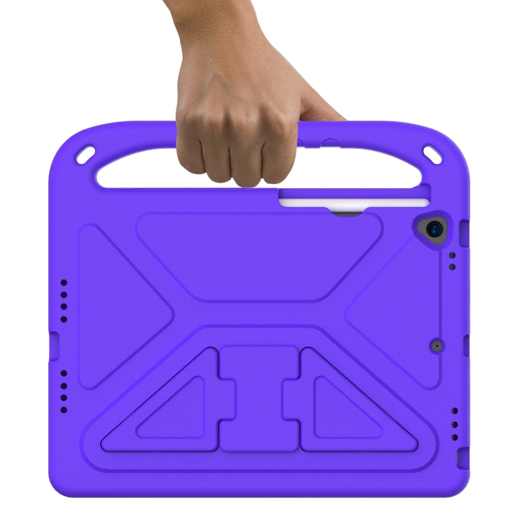 For iPad Air 3 / Pro 10.5 Handle EVA Shockproof Tablet Case with Holder(Purple) - iPad Pro 10.5 inch Cases by buy2fix | Online Shopping UK | buy2fix