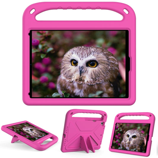 For iPad 9.7 2018 / 2017 Handle EVA Shockproof Tablet Case with Holder(Rose Red) - iPad 9.7 (2018) & (2017) Cases by buy2fix | Online Shopping UK | buy2fix