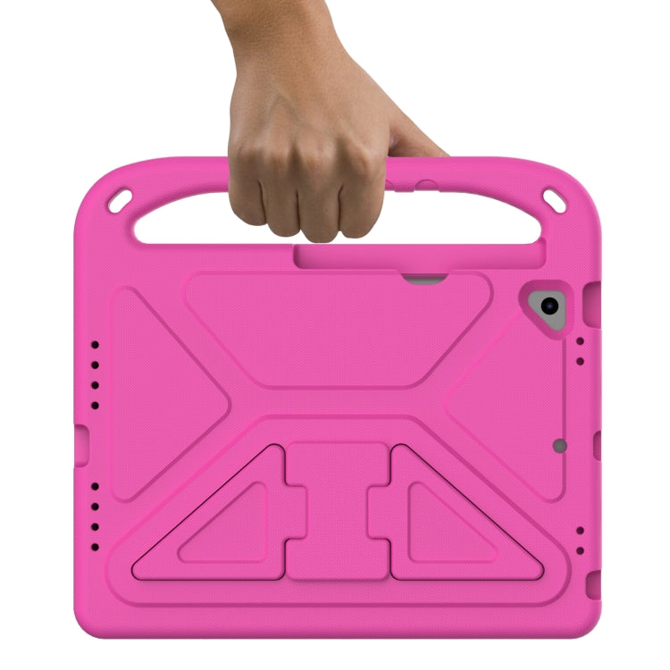 For iPad 9.7 2018 / 2017 Handle EVA Shockproof Tablet Case with Holder(Rose Red) - iPad 9.7 (2018) & (2017) Cases by buy2fix | Online Shopping UK | buy2fix