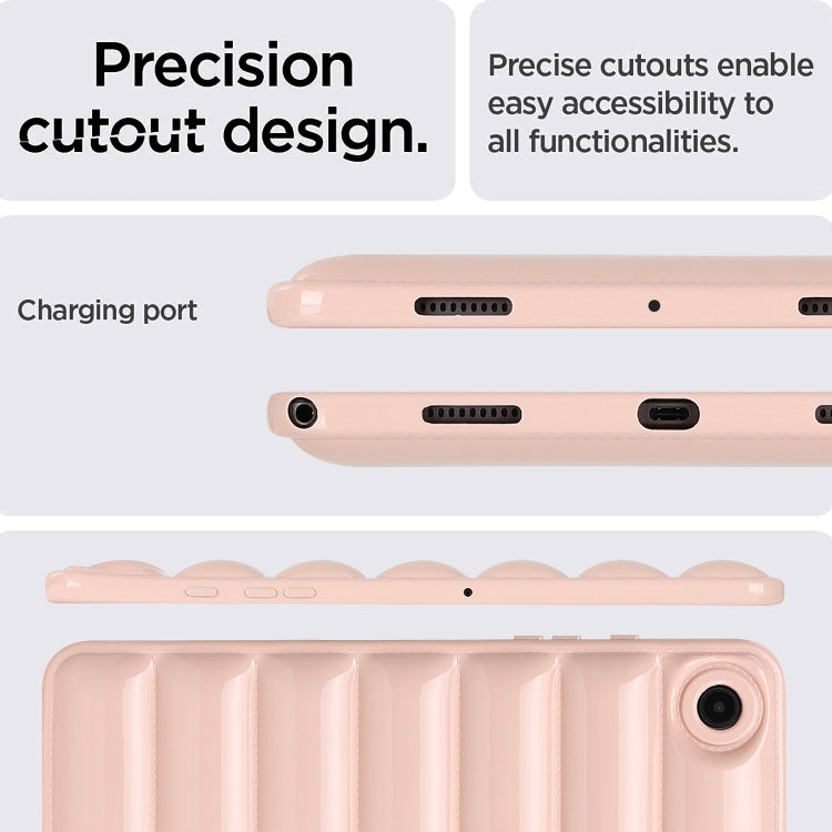 For Samsung Galaxy Tab S7 T870 / S8 X700 Eiderdown Cushion Shockproof Tablet Case(Pink) by buy2fix