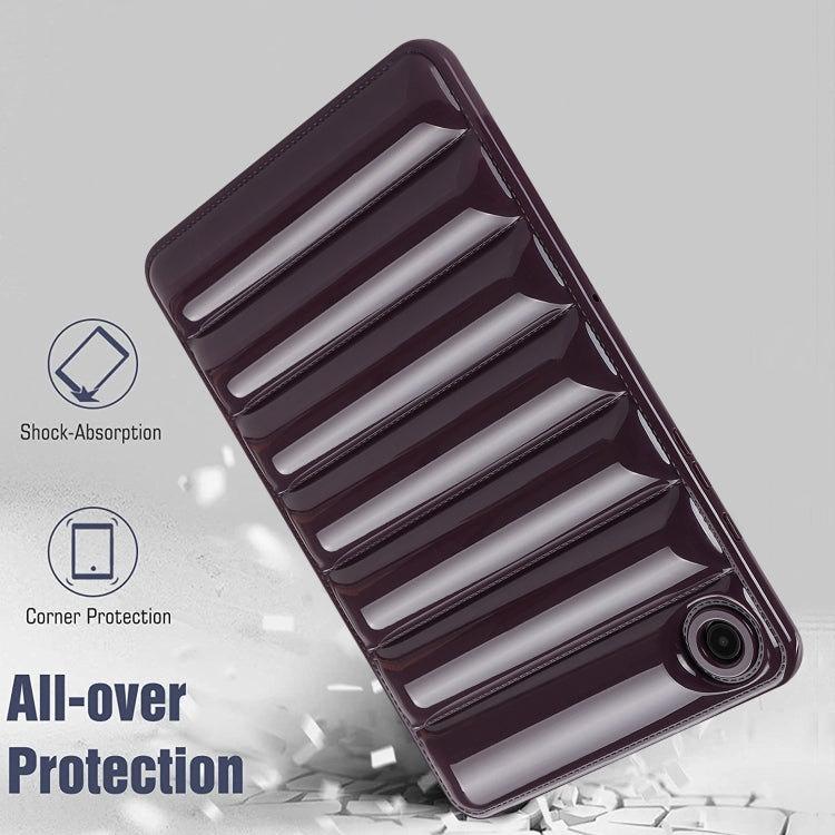 For Samsung Galaxy Tab S7 T870 / S8 X700 Eiderdown Cushion Shockproof Tablet Case(Wine Red) by buy2fix