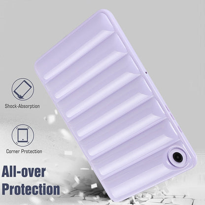 For Samsung Galaxy Tab S7 T870 / S8 X700 Eiderdown Cushion Shockproof Tablet Case(Purple) by buy2fix