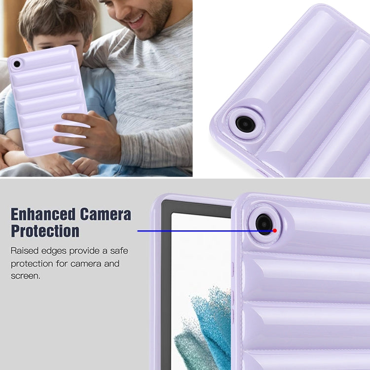 For Samsung Galaxy Tab S7 T870 / S8 X700 Eiderdown Cushion Shockproof Tablet Case(Purple) by buy2fix