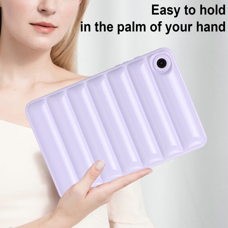 For Samsung Galaxy Tab S7 T870 / S8 X700 Eiderdown Cushion Shockproof Tablet Case(Purple) by buy2fix