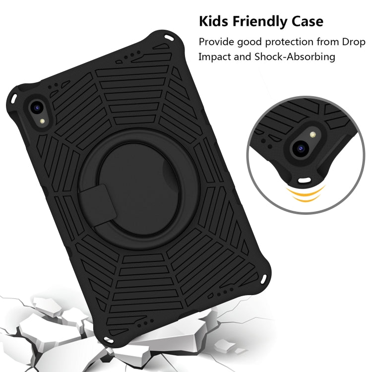 For Lenovo Tab P11 TB-J606 Spider King Silicone Protective Tablet Case(Black) - Lenovo by buy2fix | Online Shopping UK | buy2fix