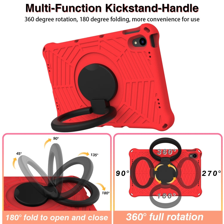 For Lenovo Tab P11 TB-J606 Spider King Silicone Protective Tablet Case(Red) - Lenovo by buy2fix | Online Shopping UK | buy2fix