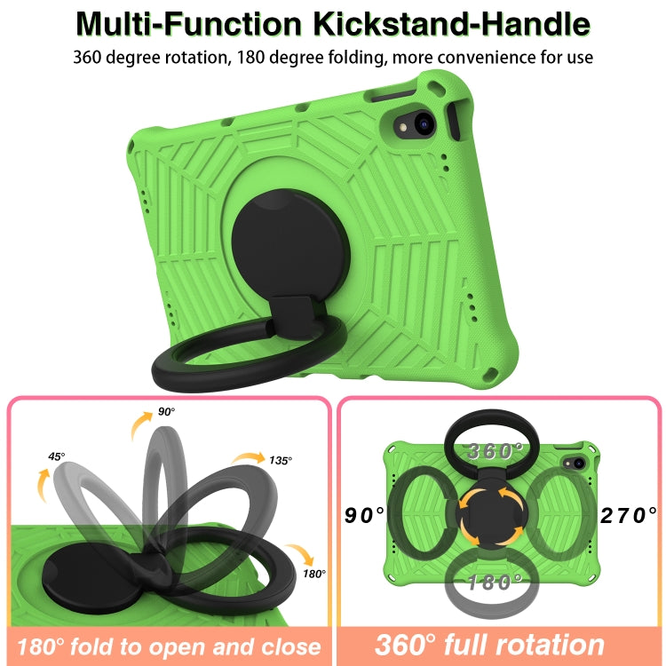 For Lenovo Tab P11 TB-J606 Spider King Silicone Protective Tablet Case(Green) - Lenovo by buy2fix | Online Shopping UK | buy2fix