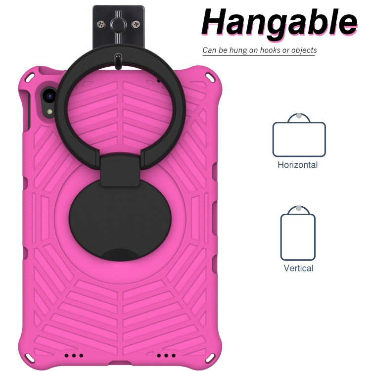 For Lenovo Tab P11 TB-J606 Spider King Silicone Protective Tablet Case(Rose Red) - Lenovo by buy2fix | Online Shopping UK | buy2fix