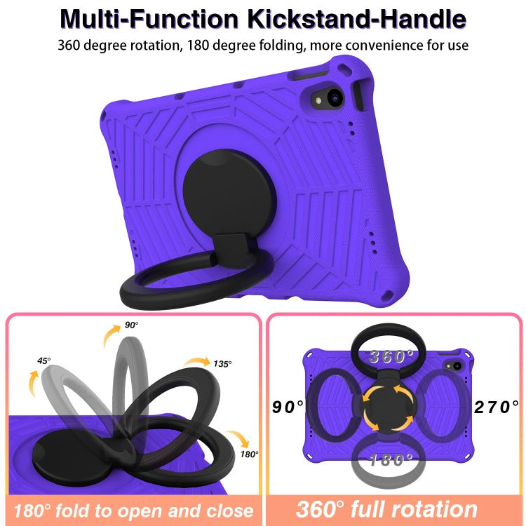 For Lenovo Tab P11 TB-J606 Spider King Silicone Protective Tablet Case(Purple) - Lenovo by buy2fix | Online Shopping UK | buy2fix
