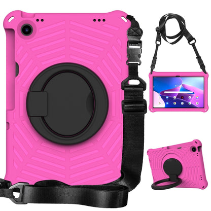 For Lenovo Tab M10 Plus 10.6 3rd Gen 2022 Spider King Silicone Protective Tablet Case(Rose Red) - Lenovo by buy2fix | Online Shopping UK | buy2fix