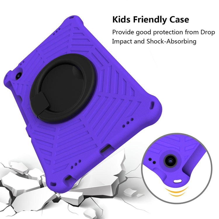 For Lenovo Tab M10 Plus 10.6 3rd Gen 2022 Spider King Silicone Protective Tablet Case(Purple) - Lenovo by buy2fix | Online Shopping UK | buy2fix