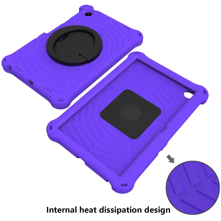 For Lenovo Tab M10 Plus 10.6 3rd Gen 2022 Spider King Silicone Protective Tablet Case(Purple) - Lenovo by buy2fix | Online Shopping UK | buy2fix