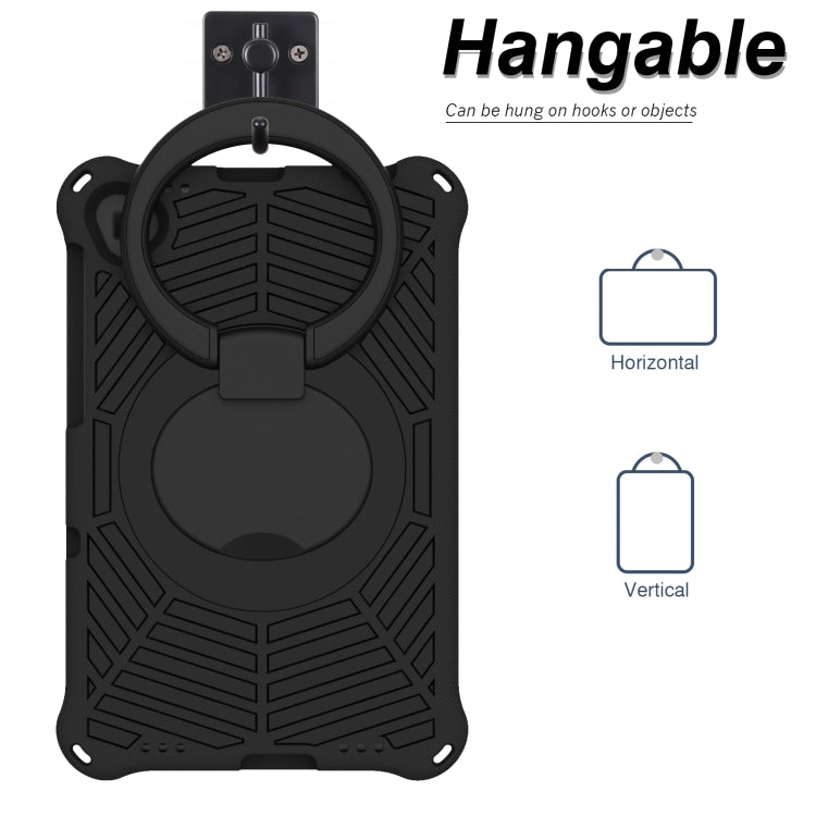 For Lenovo Tab M10 Plus TB-X606 Spider King Silicone Protective Tablet Case(Black) - Lenovo by buy2fix | Online Shopping UK | buy2fix