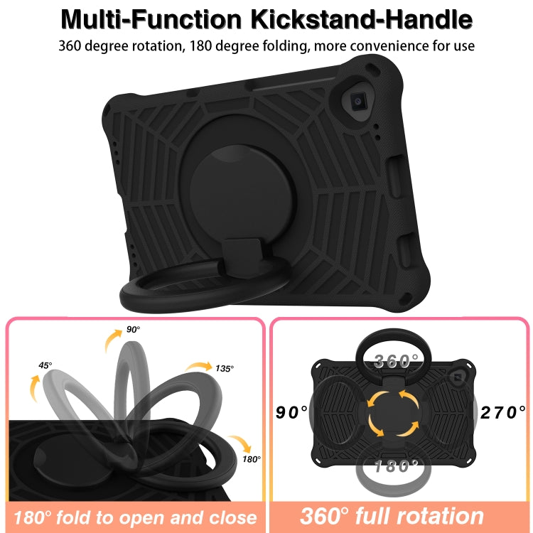 For Lenovo Tab M10 Plus TB-X606 Spider King Silicone Protective Tablet Case(Black) - Lenovo by buy2fix | Online Shopping UK | buy2fix