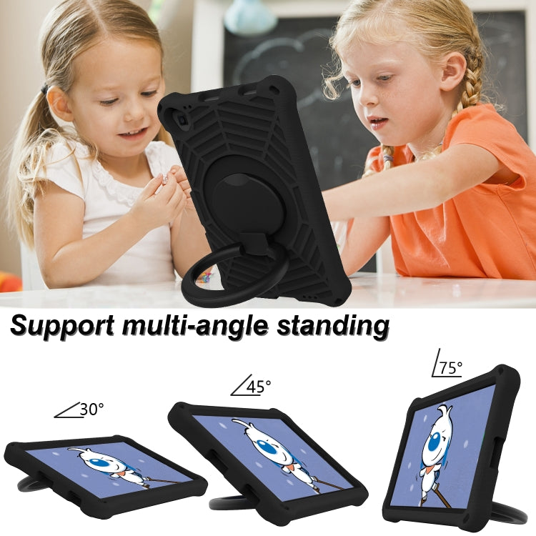 For Lenovo Tab M10 Plus TB-X606 Spider King Silicone Protective Tablet Case(Black) - Lenovo by buy2fix | Online Shopping UK | buy2fix