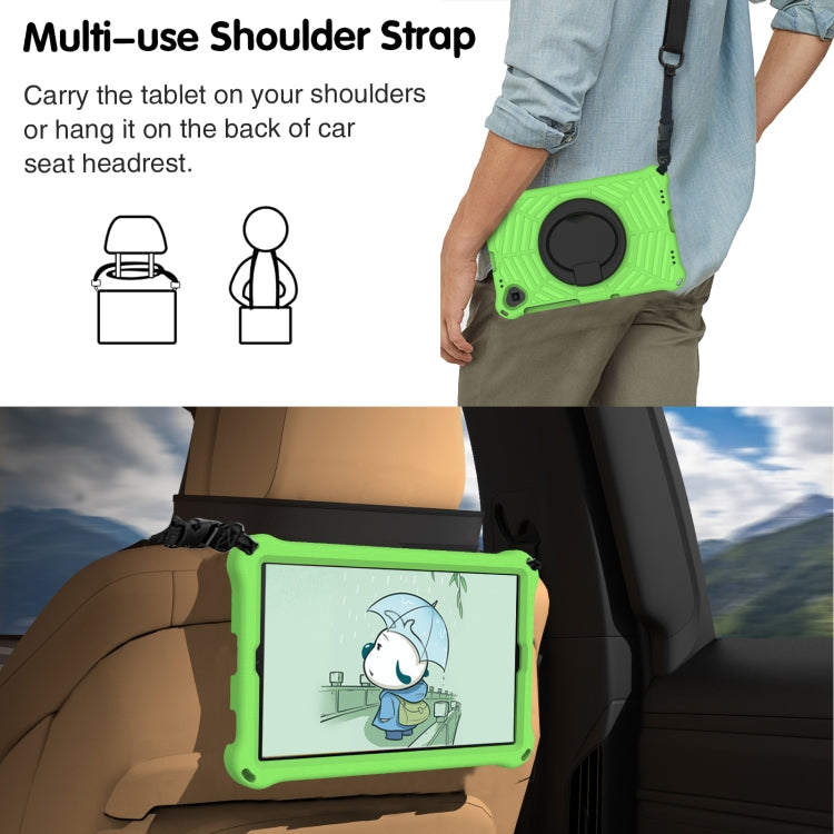 For Lenovo Tab M10 Plus TB-X606 Spider King Silicone Protective Tablet Case(Green) - Lenovo by buy2fix | Online Shopping UK | buy2fix