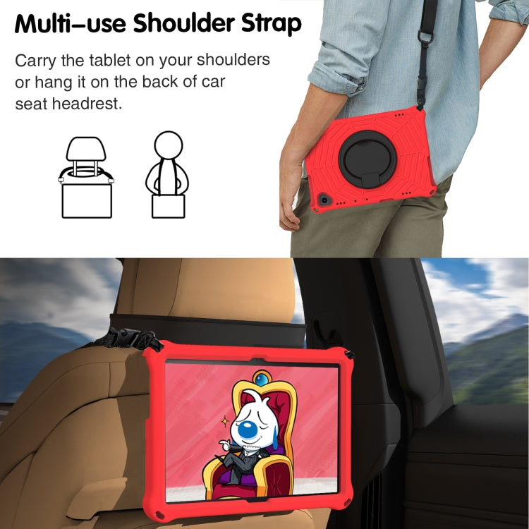For Lenovo Tab M10 FHD TB-X605FC Spider King Silicone Protective Tablet Case(Red) - Lenovo by buy2fix | Online Shopping UK | buy2fix