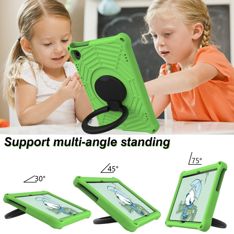 For Lenovo Tab M10 FHD TB-X605FC Spider King Silicone Protective Tablet Case(Green) - Lenovo by buy2fix | Online Shopping UK | buy2fix