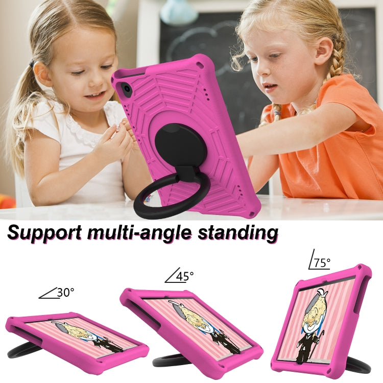 For Lenovo Tab M10 TB-X505F / TB-X605F 10.1 / M10 FHD REL TB-X605FC / TB-X605LC 10.1 Spider King Silicone Protective Tablet Case(Rose Red) - Lenovo by buy2fix | Online Shopping UK | buy2fix