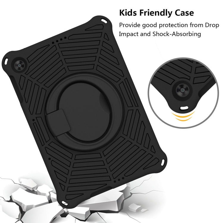 For Huawei MatePad T 10s Spider King Silicone Protective Tablet Case(Black) - Huawei by buy2fix | Online Shopping UK | buy2fix