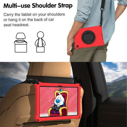 For Huawei MatePad T 10s Spider King Silicone Protective Tablet Case(Red) - Huawei by buy2fix | Online Shopping UK | buy2fix