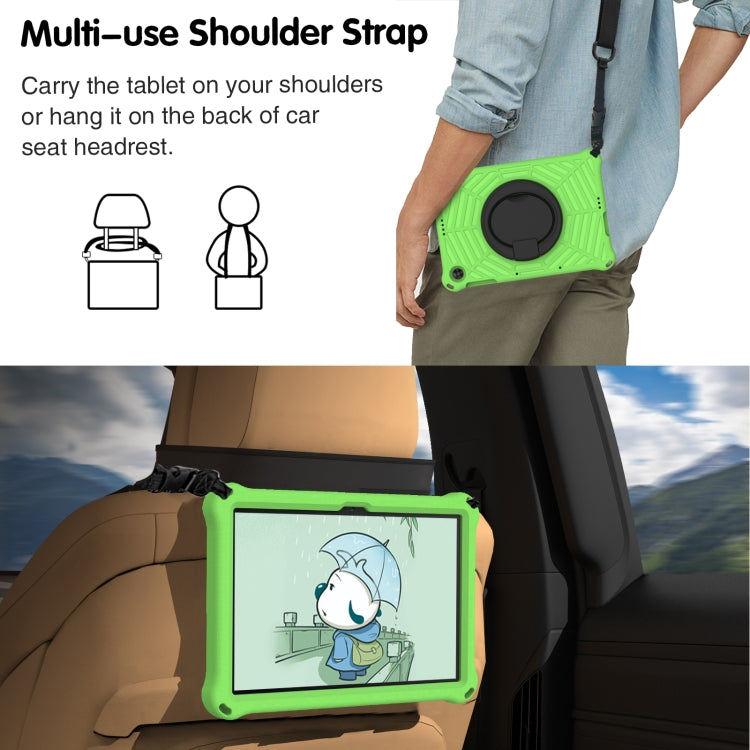 For Huawei MatePad T 10s Spider King Silicone Protective Tablet Case(Green) - Huawei by buy2fix | Online Shopping UK | buy2fix