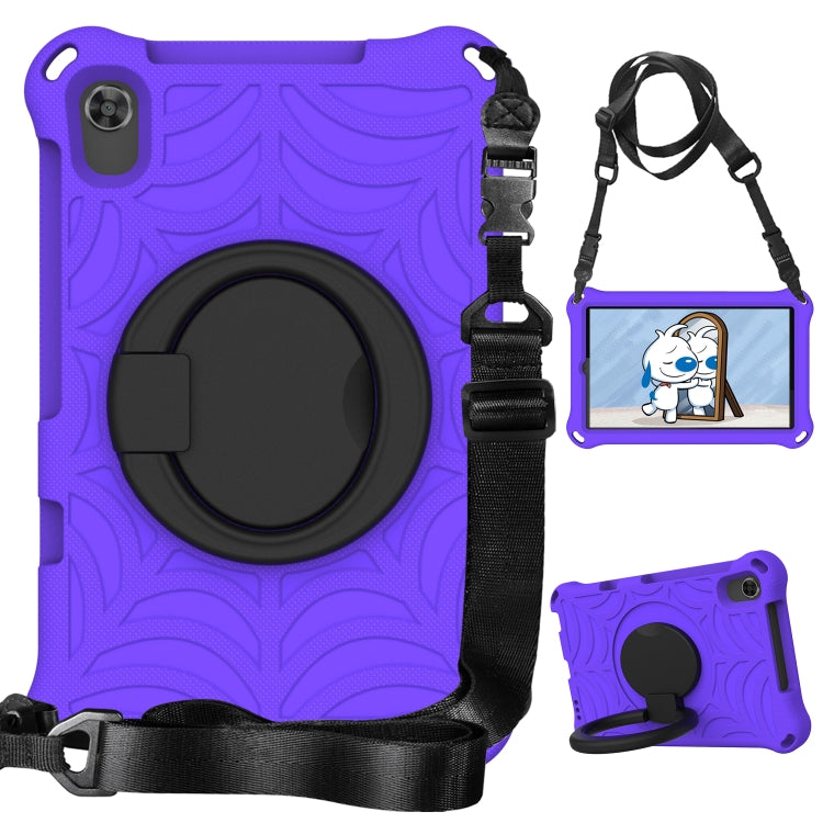 For Huawei MediaPad M5 Lite 8 Spider King Silicone Protective Tablet Case(Purple) - Huawei by buy2fix | Online Shopping UK | buy2fix