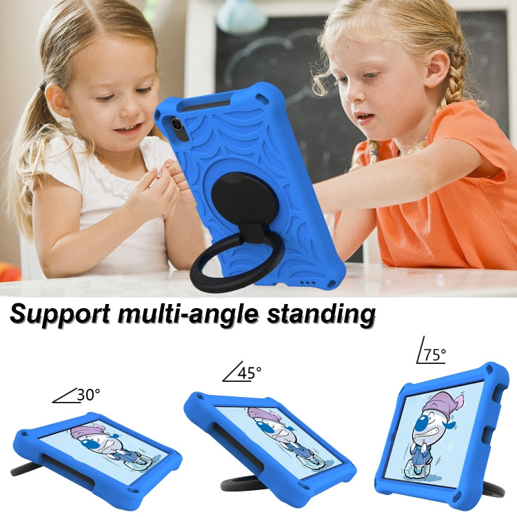 For Huawei MatePad T8 Spider King Silicone Protective Tablet Case(Blue) - Huawei by buy2fix | Online Shopping UK | buy2fix