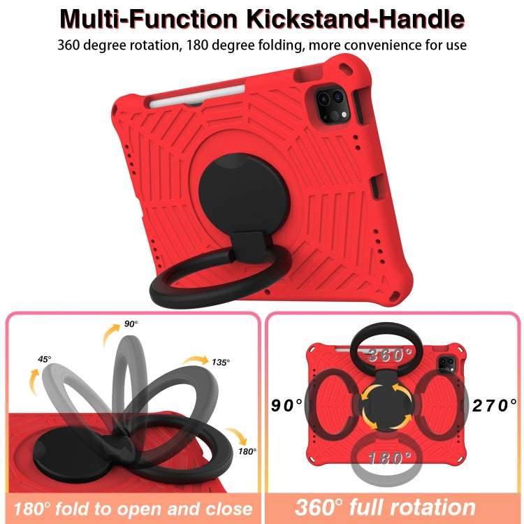 Spider King Silicone Protective Tablet Case For iPad Pro 11 inch / Air 5 / Air 4(Red) - iPad Pro 11 (2022/2021) Cases by buy2fix | Online Shopping UK | buy2fix