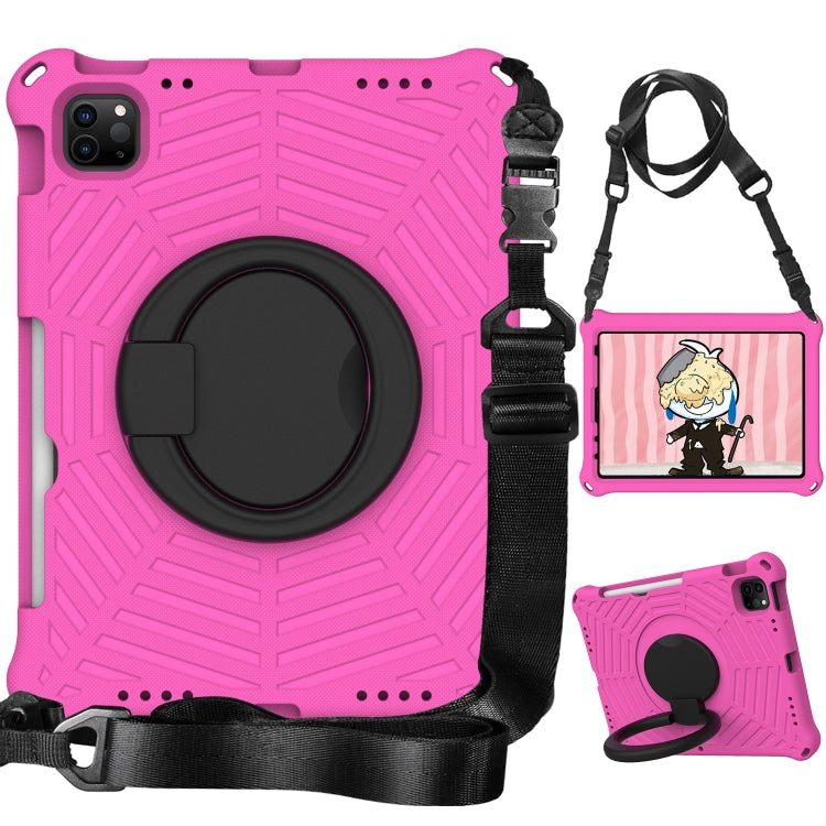 Spider King Silicone Protective Tablet Case For iPad Pro 11 inch / Air 5 / Air 4(Rose Red) - iPad Pro 11 (2022/2021) Cases by buy2fix | Online Shopping UK | buy2fix
