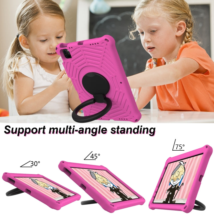 Spider King Silicone Protective Tablet Case For iPad Pro 11 inch / Air 5 / Air 4(Rose Red) - iPad Pro 11 (2022/2021) Cases by buy2fix | Online Shopping UK | buy2fix