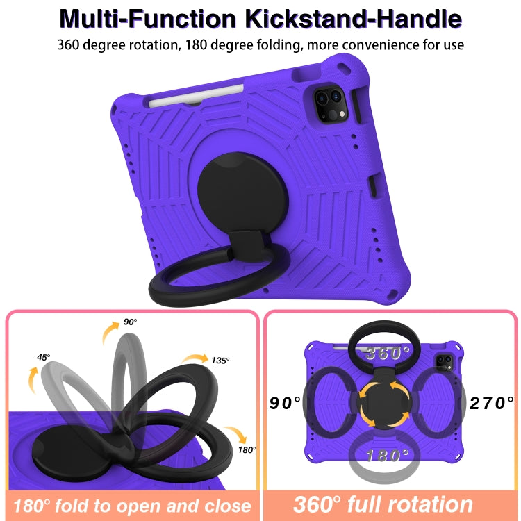Spider King Silicone Protective Tablet Case For iPad Pro 11 inch / Air 5 / Air 4(Purple) - iPad Pro 11 (2022/2021) Cases by buy2fix | Online Shopping UK | buy2fix