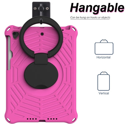 Spider King Silicone Protective Tablet Case For iPad 10.2 2021 / 2021 / 2019(Rose Red) - iPad 10.2 Cases by buy2fix | Online Shopping UK | buy2fix