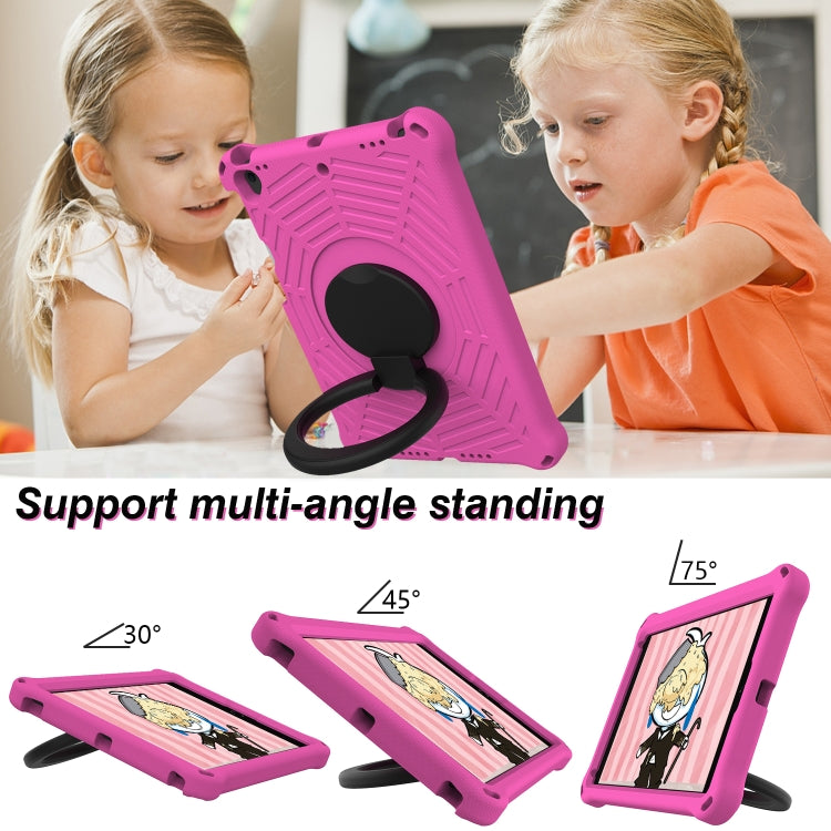 Spider King Silicone Protective Tablet Case For iPad 10.2 2021 / 2021 / 2019(Rose Red) - iPad 10.2 Cases by buy2fix | Online Shopping UK | buy2fix