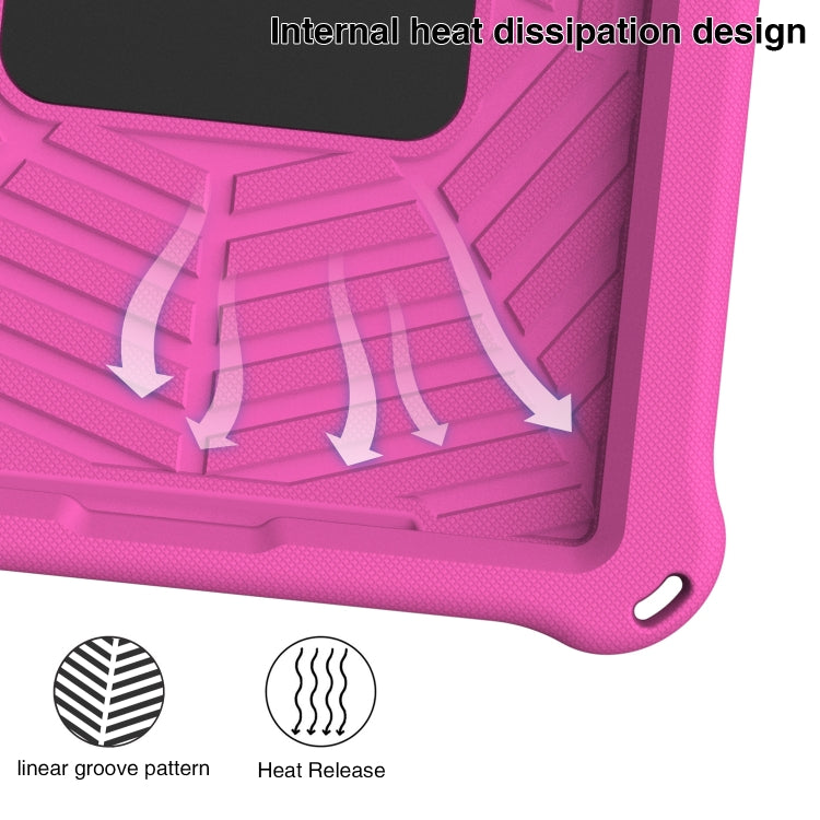 Spider King Silicone Protective Tablet Case For iPad 10.2 2021 / 2021 / 2019(Rose Red) - iPad 10.2 Cases by buy2fix | Online Shopping UK | buy2fix