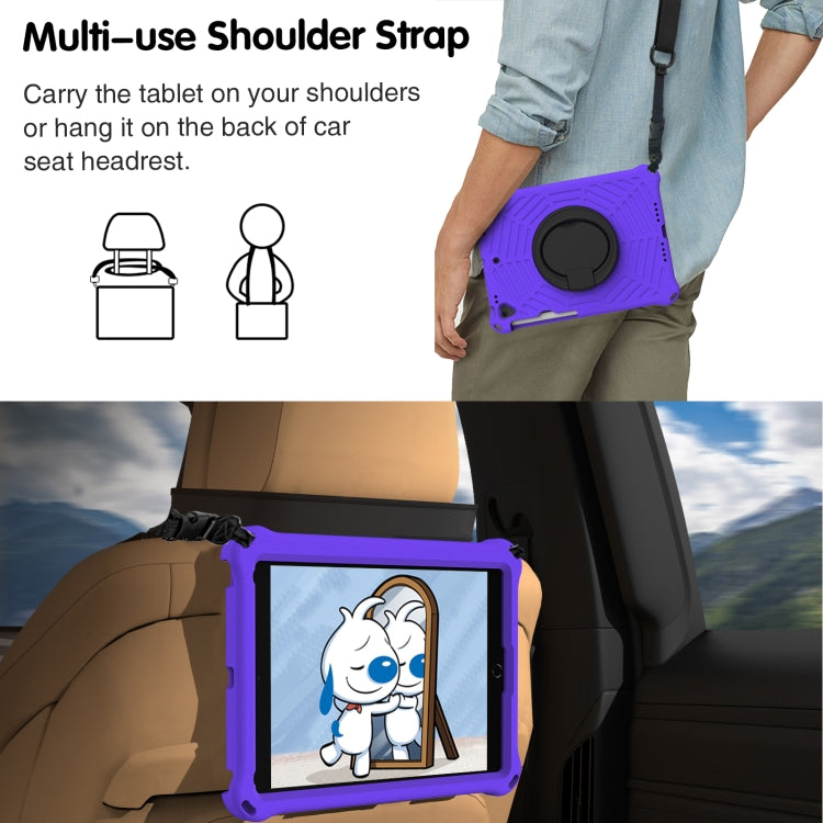 Spider King Silicone Protective Tablet Case For iPad 10.2 2021 / 2021 / 2019(Purple) - iPad 10.2 Cases by buy2fix | Online Shopping UK | buy2fix