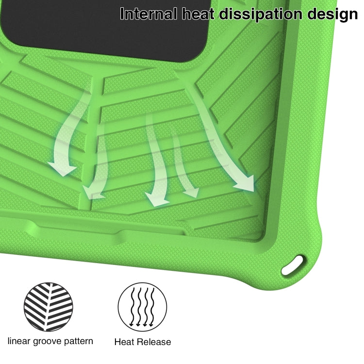 Spider King Silicone Protective Tablet Case For iPad 9.7 2018 / 2017(Green) - iPad 9.7 (2018) & (2017) Cases by buy2fix | Online Shopping UK | buy2fix