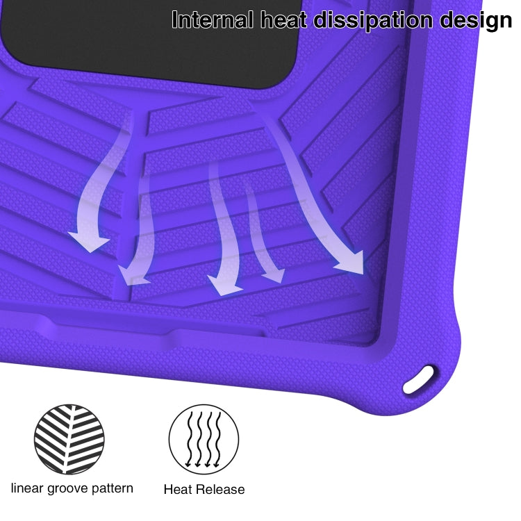 Spider King Silicone Protective Tablet Case For iPad 9.7 2018 / 2017(Purple) - iPad 9.7 (2018) & (2017) Cases by buy2fix | Online Shopping UK | buy2fix