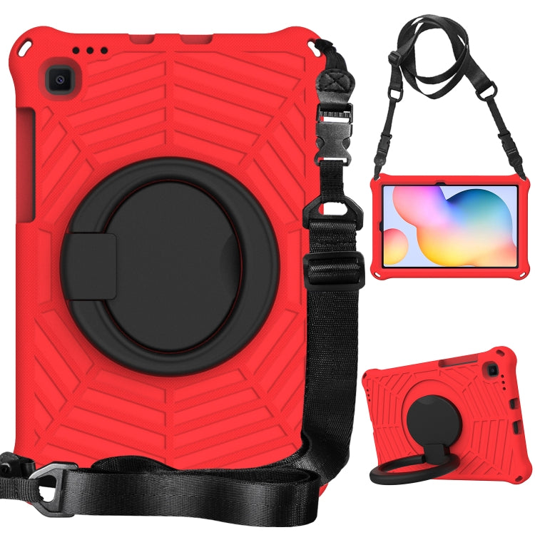 For Samsung Galaxy Tab S6 Lite P610 Spider King Silicone Protective Tablet Case(Red) - Tab S6 Lite P610 / P615 by buy2fix | Online Shopping UK | buy2fix